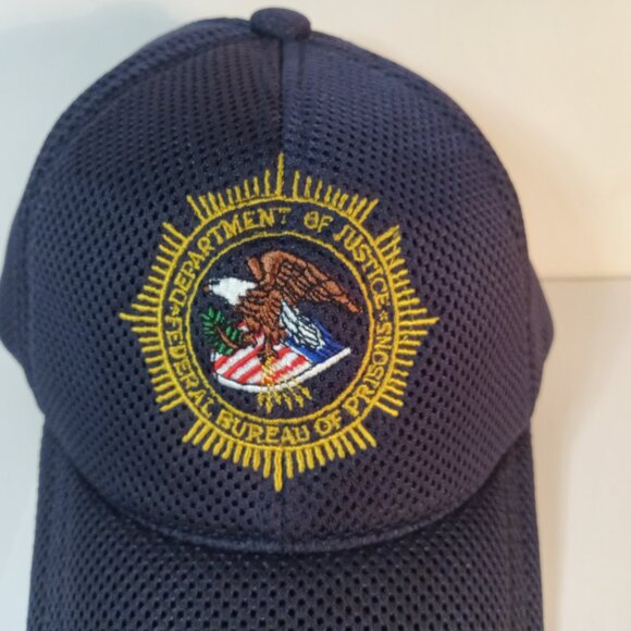 DOJ  Dept. Of Prisons Blue Baseball Cap - Picture 6 of 7